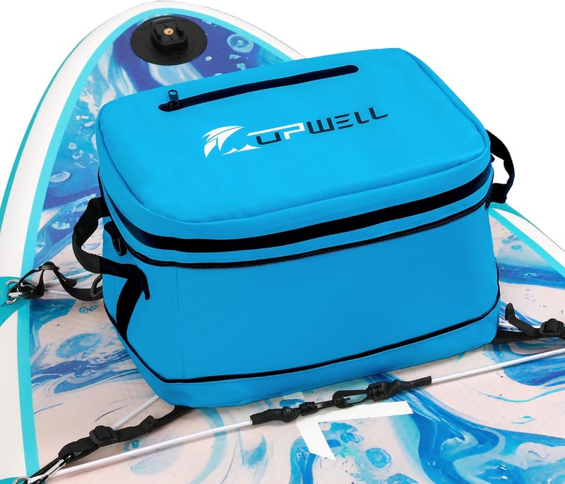 UPWELL Paddle Board Accessories - Waterproof SUP Cooler Deck Bag, PVC Dry Bag, 30 Cans Surf Kayak Cooler - Image 2